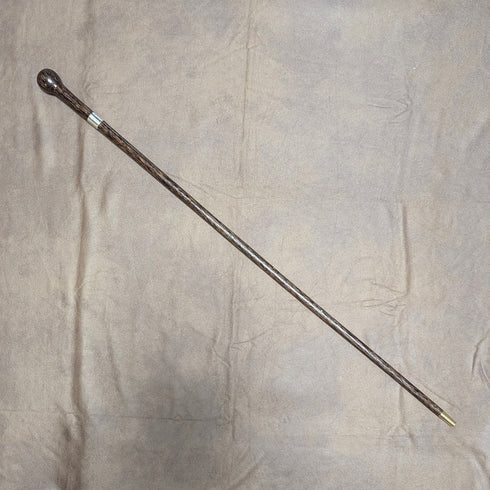 1933 British Vintage Women's Rondelle Handle Walking Stick 83cm